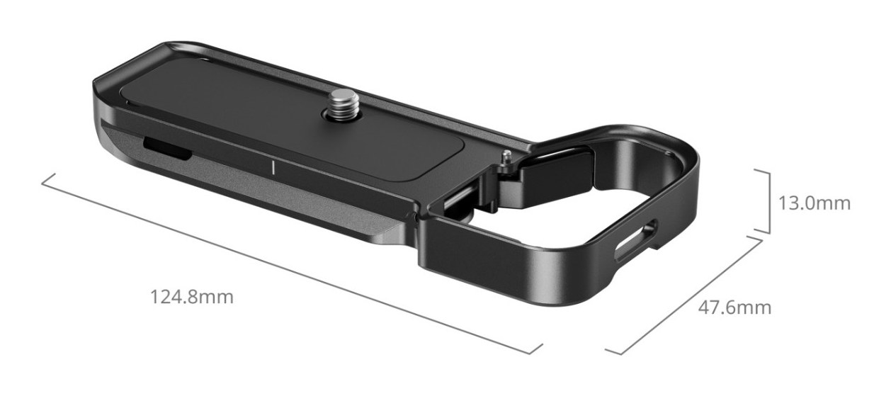 Baseplate with Airtag Slot for Sony Alpha 7C II / Alpha 7CR (Black)