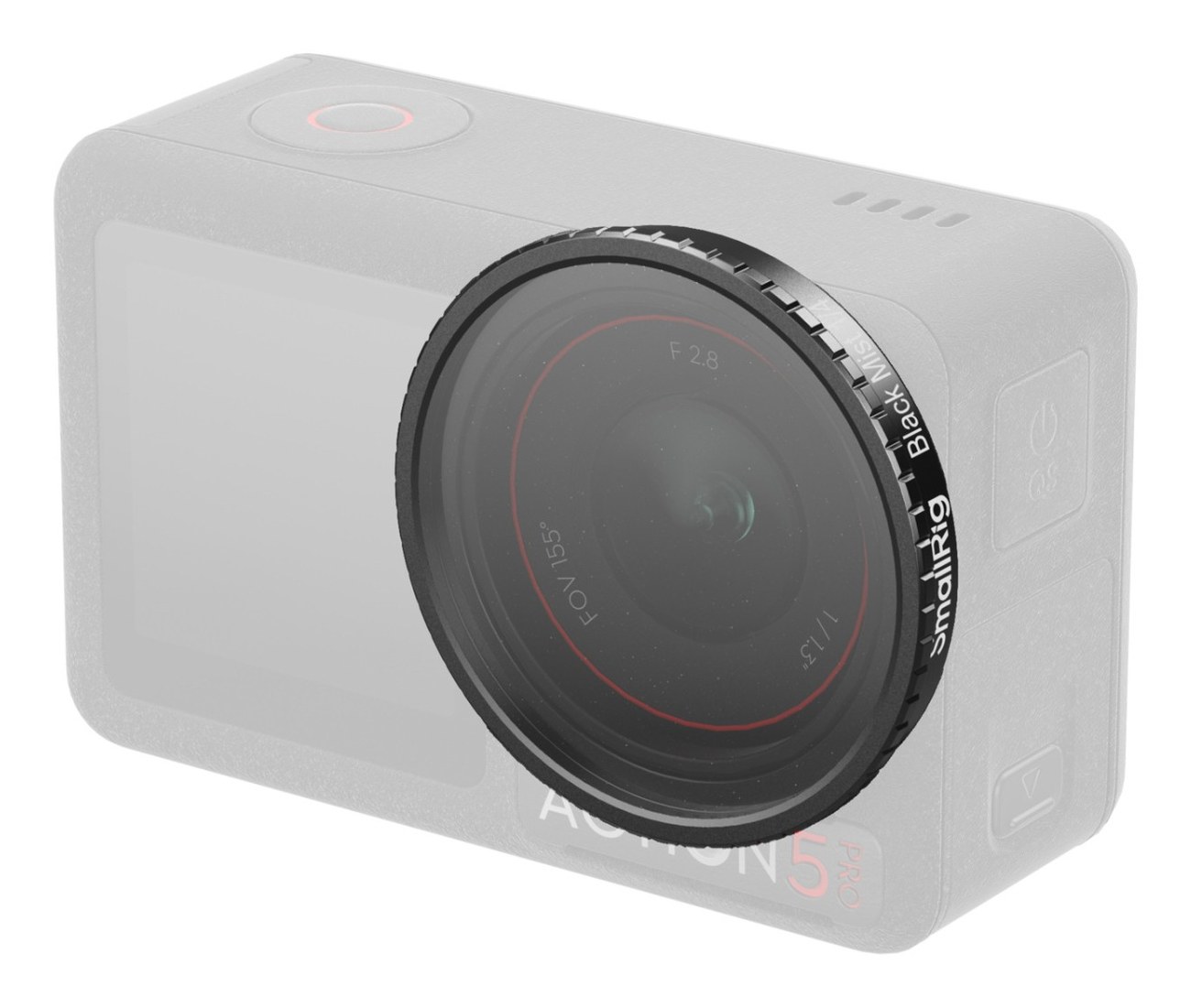 Attachable 1/4 Effect Black Mist Filter for DJI Osmo Action 5 Pro / 4