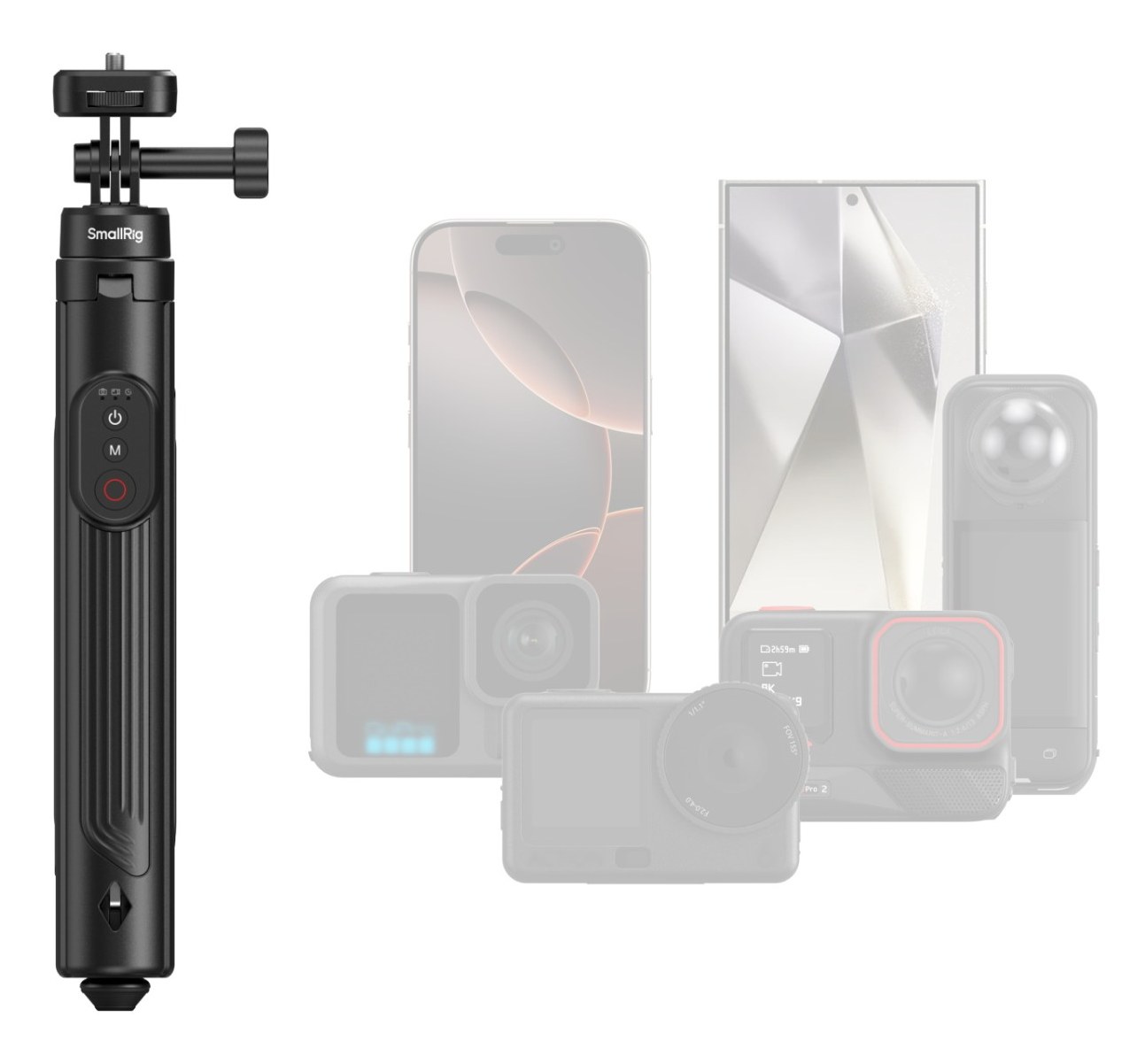 Selfie Tripod for Action Cameras & Phones