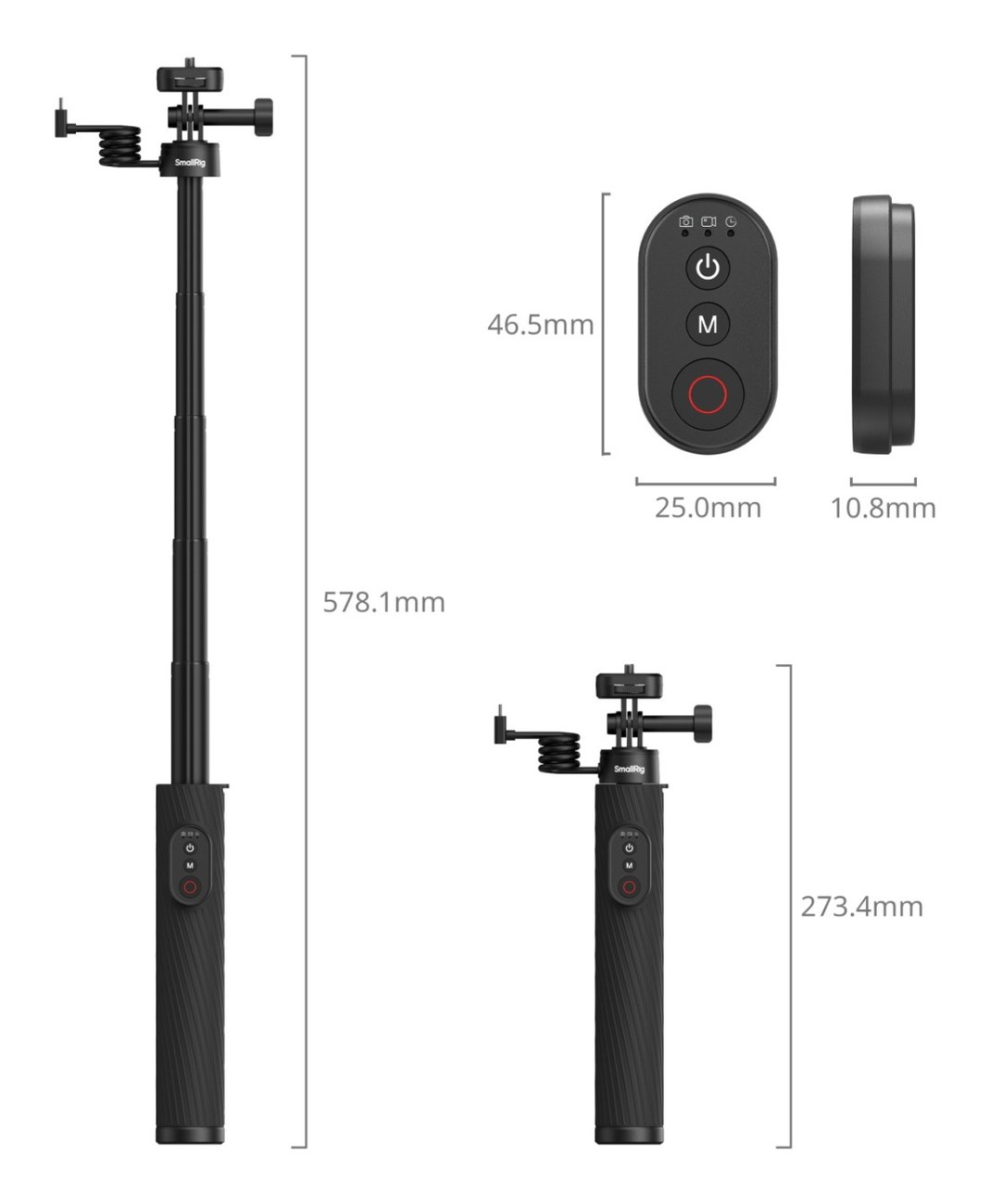 Grip-Designed Powerbank for Action Cameras & Phones