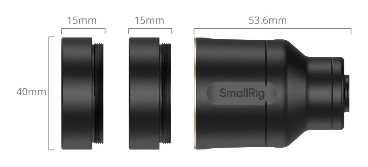 2× Magnification Telephoto & Macro Lens Kit for Phones (T-Mount)