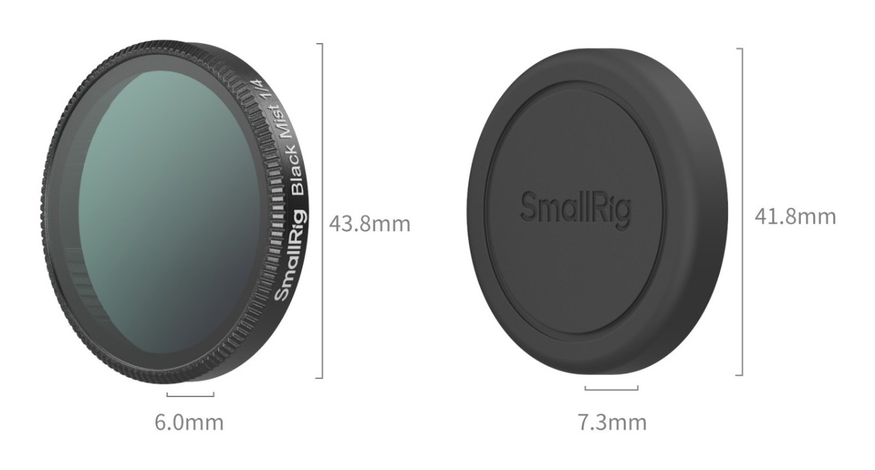 1/4 Effect Black Mist Filter for DJI Osmo Action 6