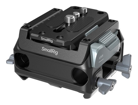 Manfrotto-Type Mount Plate Kit with 15mm Dual Rod Clamp