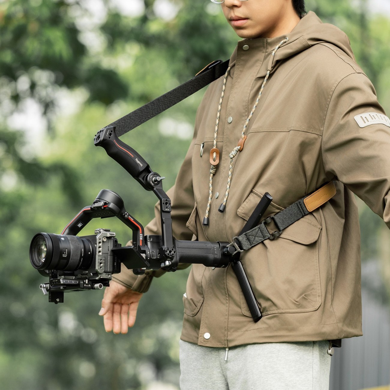 Shoulder Strap for DJI Stabilizers (Black)