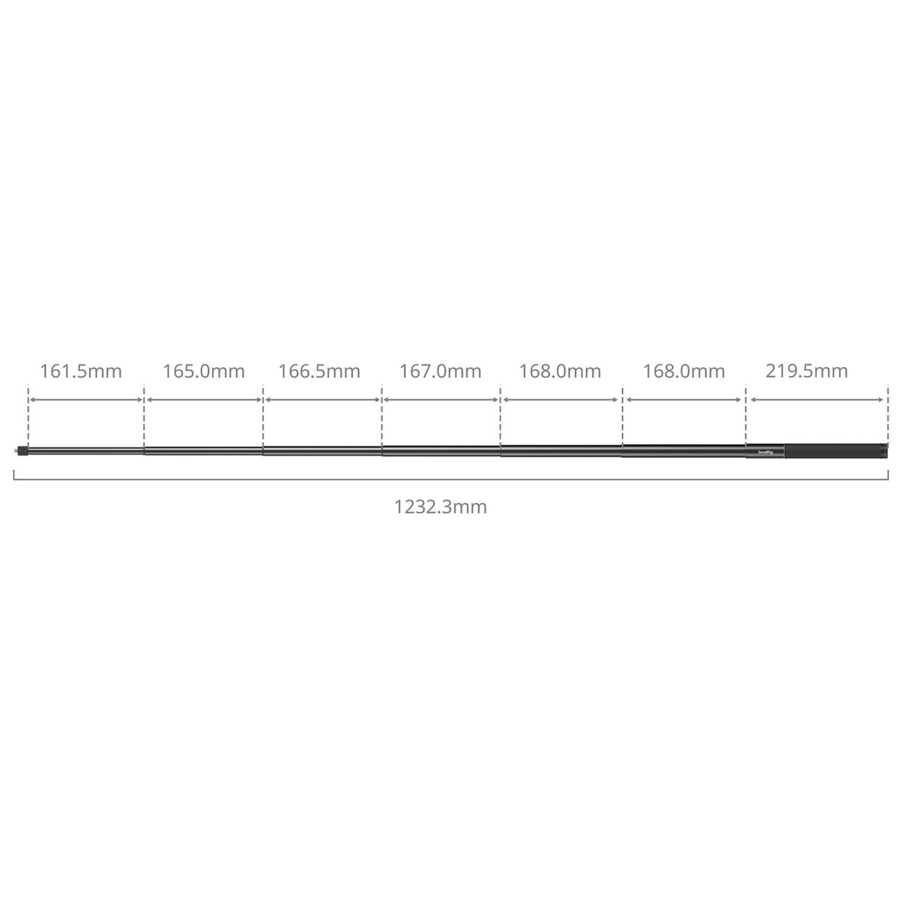 Selfie Stick Support for Action Cameras (120cm / 47in)