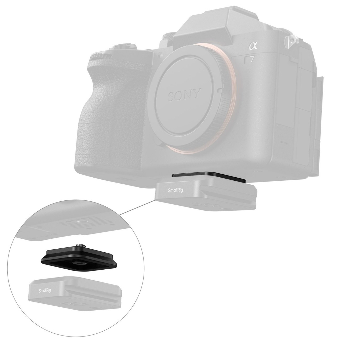 Quick Release Mount Plate for SmallRig Vertical Base