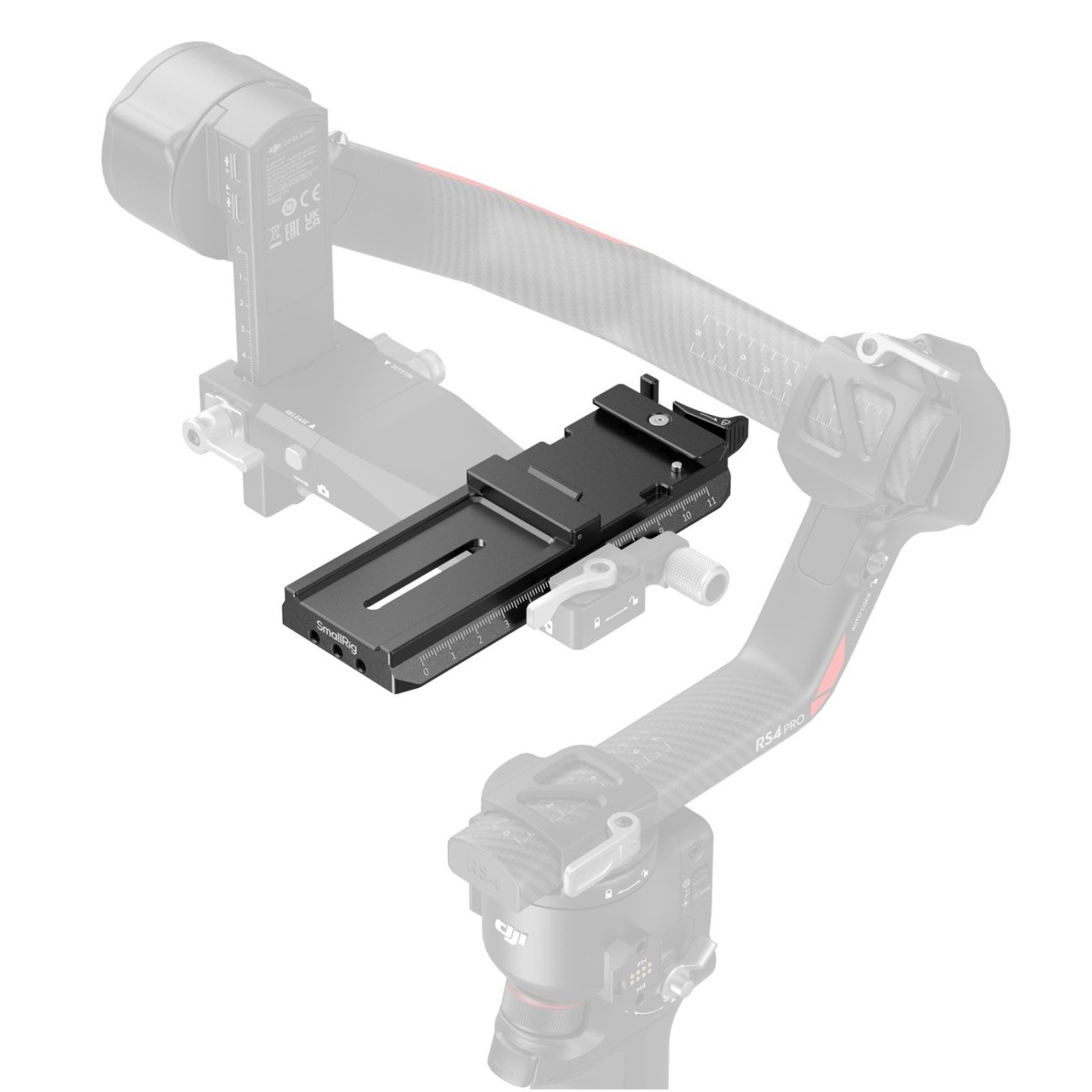 Quick Release Mount Plate with Manfrotto-to-Arca Type Plate for DJI RS