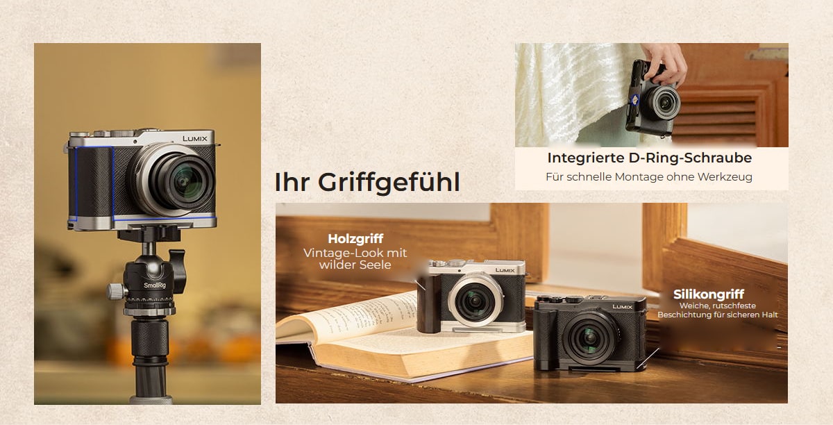 SmallRig Case und Griffe für Panasonic LUMIX L10 – Infografik 5