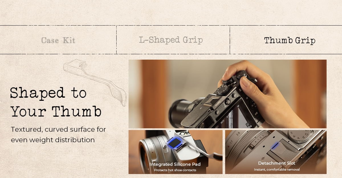 SmallRig case kit and grips for Panasonic LUMIX L10 – infographic 6