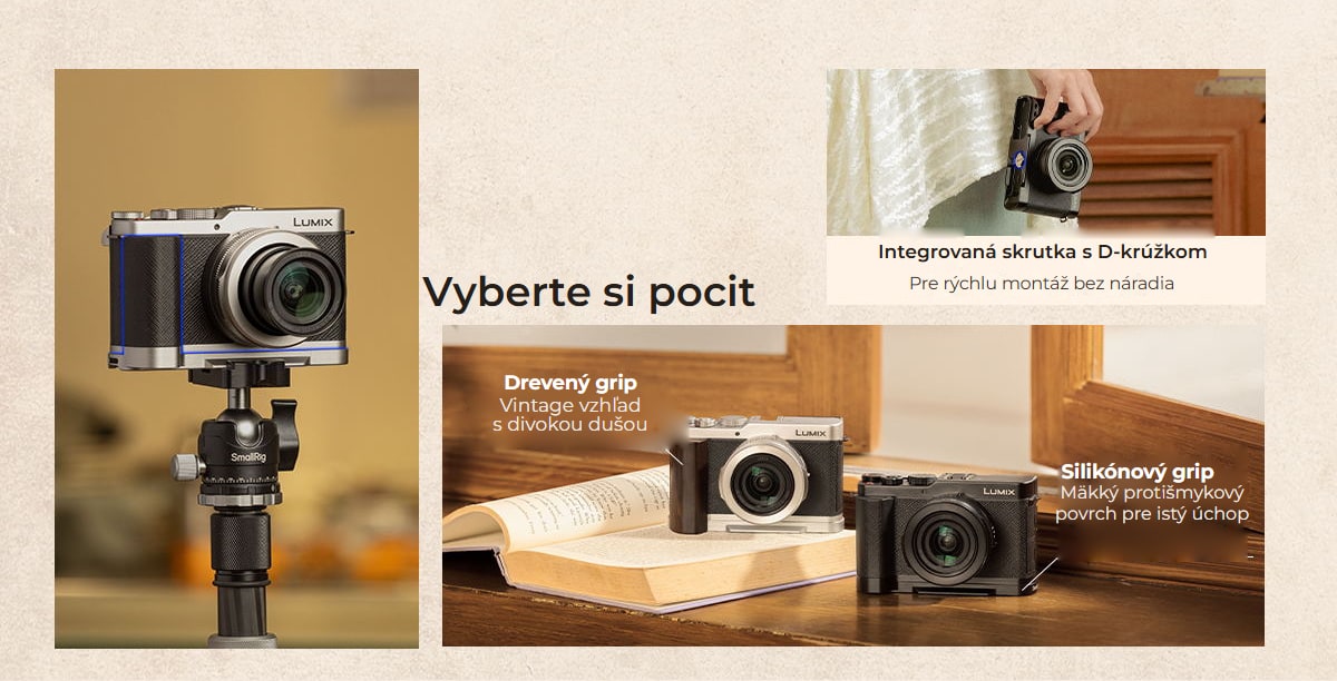 SmallRig puzdro a gripy pre Panasonic LUMIX L10 – infografika 5