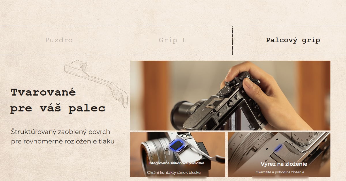 SmallRig puzdro a gripy pre Panasonic LUMIX L10 – infografika 6