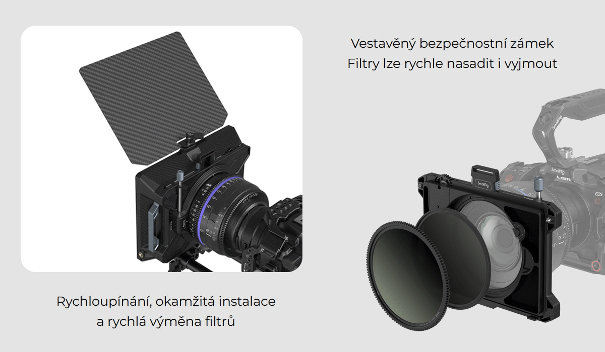 SmallRig Multifunctional Modular Matte Box 95mm VND Kit 3645