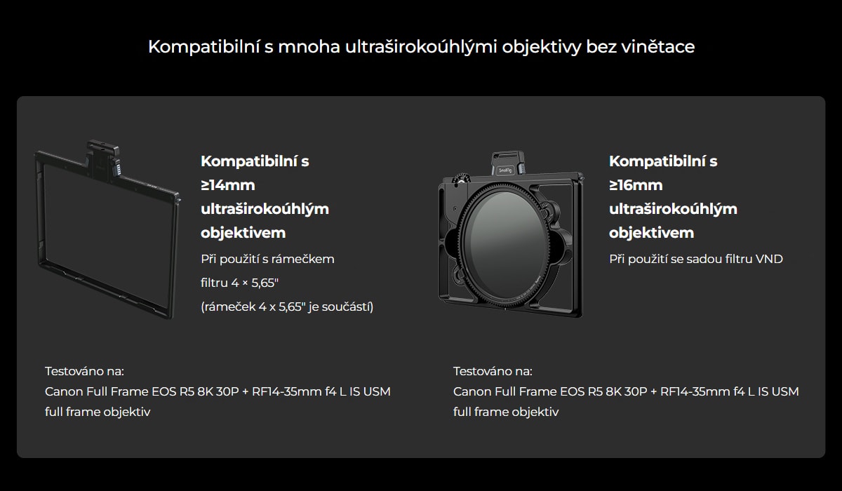 SmallRig Multifunctional Modular Matte Box 95mm VND Kit 3645