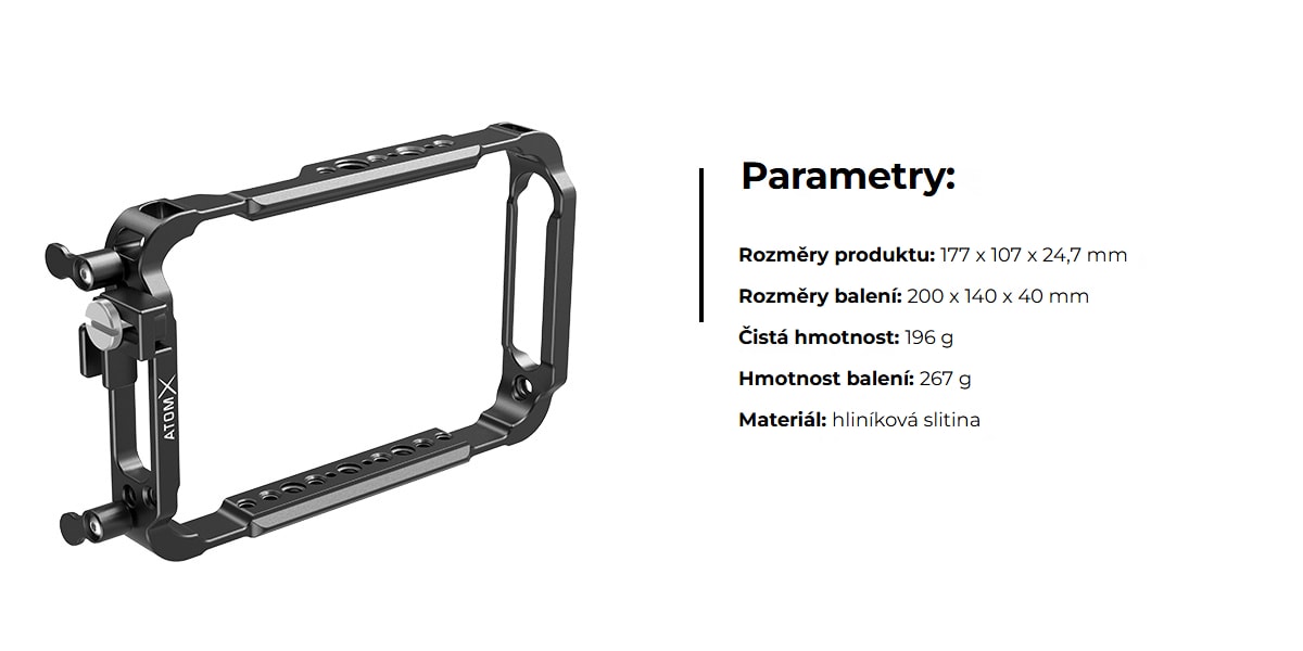 SmallRig Cage for Atomos Ninja V and V+ 2209