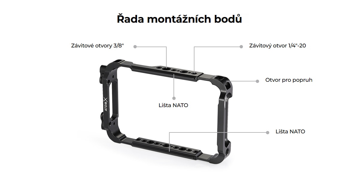 SmallRig Cage for Atomos Ninja V and V+ 2209