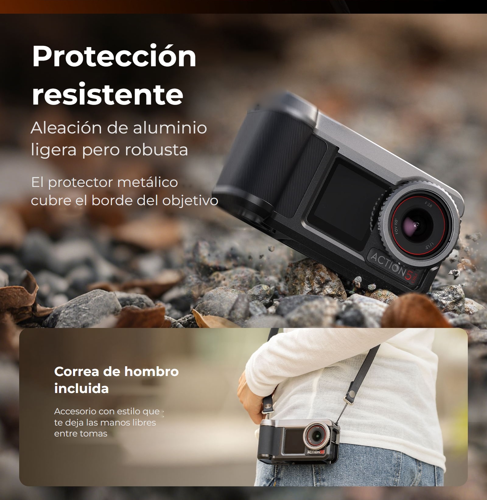 SmallRig 6371 jaula para DJI Osmo Action 5 Pro / 4 / 3 – infografía 6