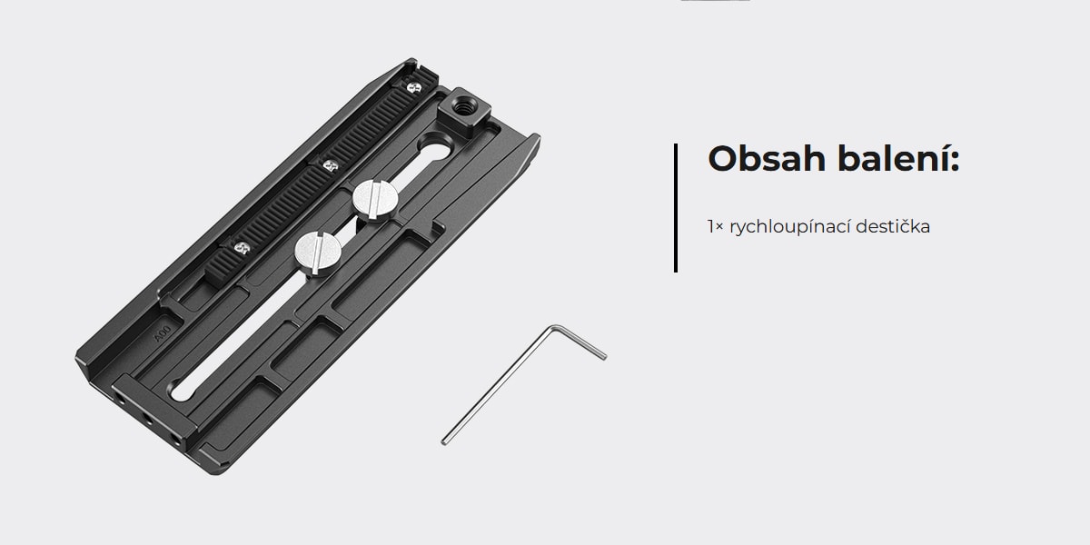 SmallRig Quick Release Plate pro DJI RS 2 / RSC 2 / Ronin-S 3158B