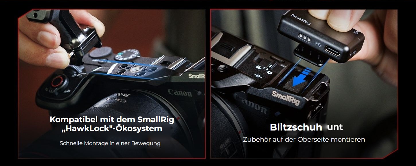 SmallRig Cage und Kits für Canon EOS R6 V – Infografik 4