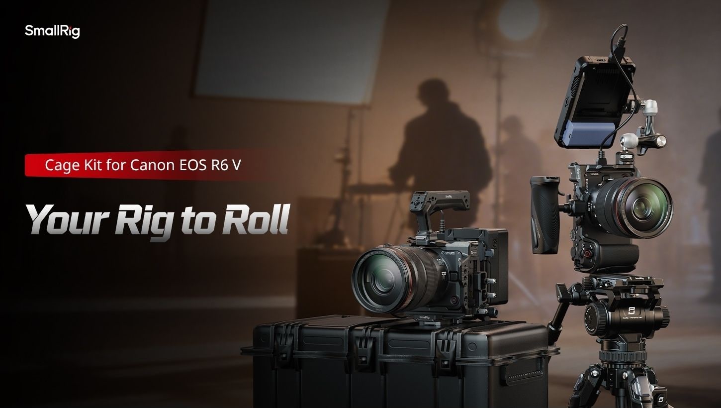 SmallRig cage and kits for Canon EOS R6 V – infographic 1