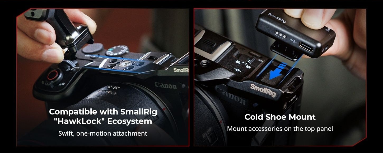 SmallRig cage and kits for Canon EOS R6 V – infographic 4