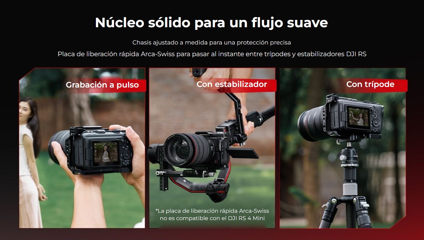 SmallRig jaula y kits para Canon EOS R6 V – infografía 5