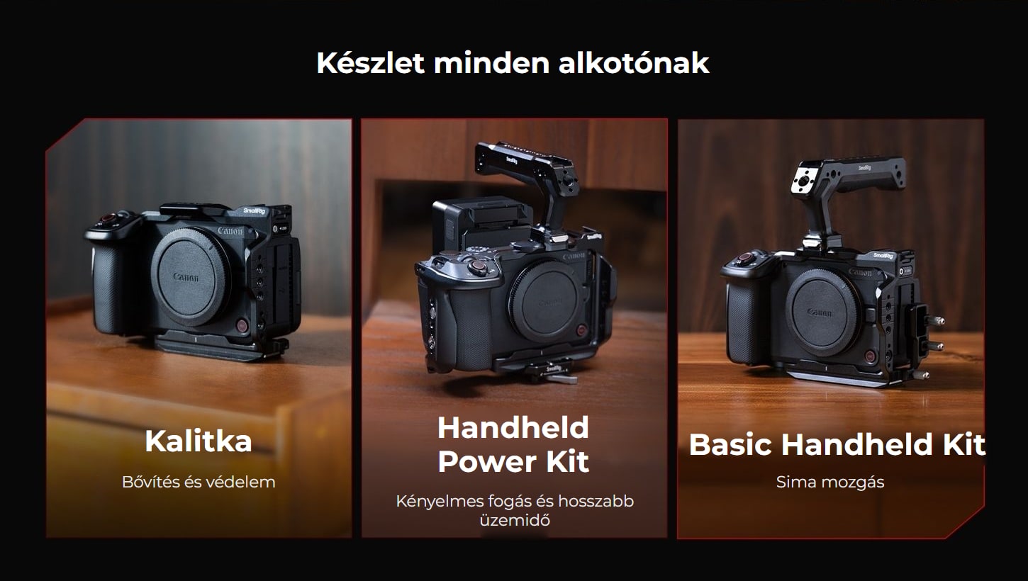 SmallRig kalitka és készletek Canon EOS R6 V-hez – infografika 2