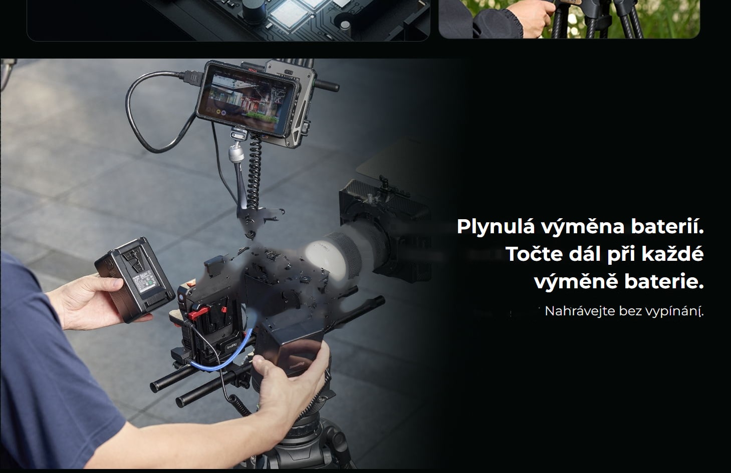 SmallRig IPM V-Mount bateriová deska – česká infografika 5