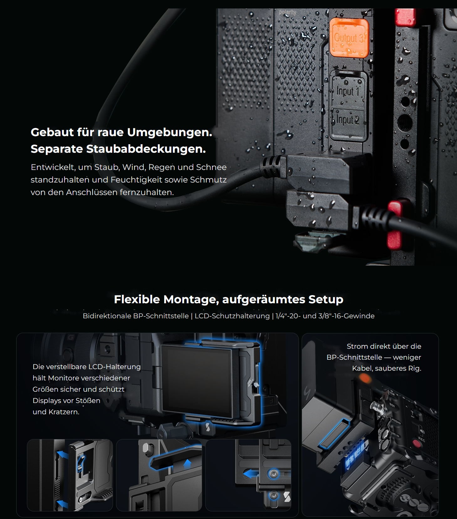 SmallRig IPM V-Mount-Akkuplatte – deutsche Infografik 7