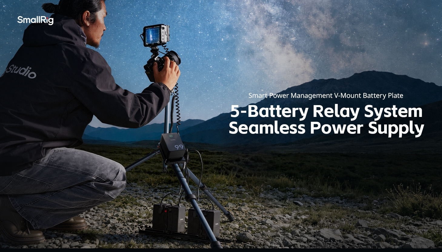 SmallRig IPM V-Mount battery plate infographic 1