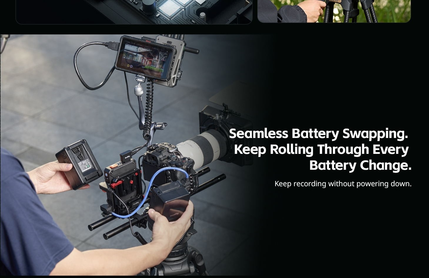 SmallRig IPM V-Mount battery plate infographic 5