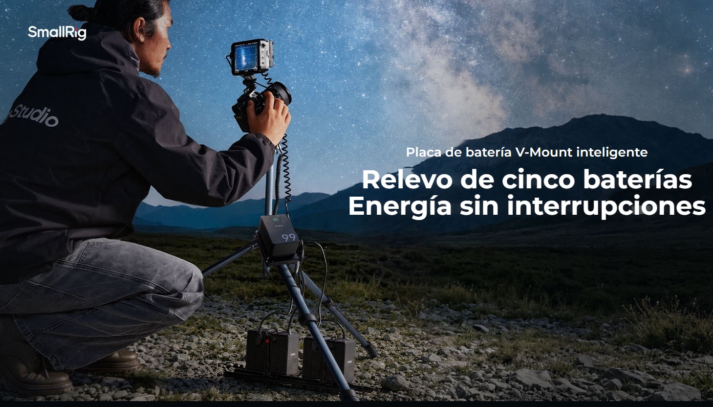 SmallRig IPM placa V-Mount – infografía 1
