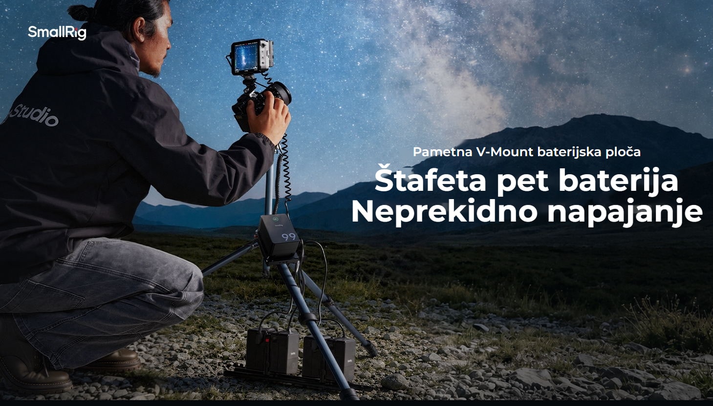 SmallRig IPM V-Mount baterijska ploča – infografika HR 1