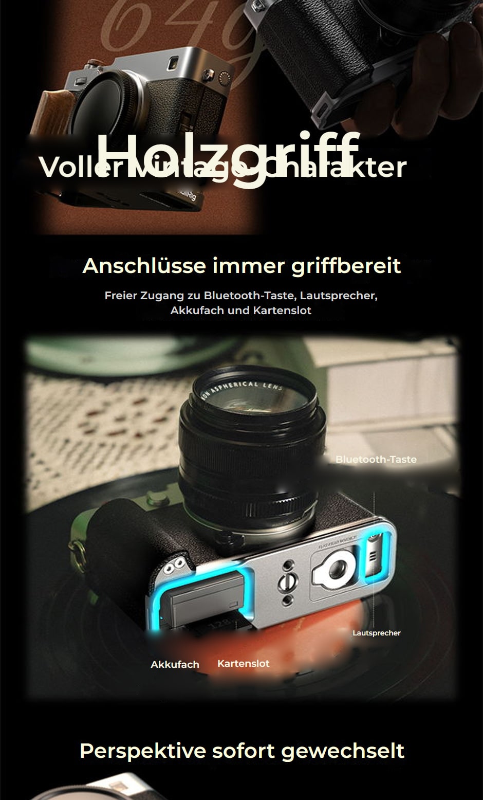 SmallRig Zubehör-Set für Fujifilm X-E5 – Infografik 06