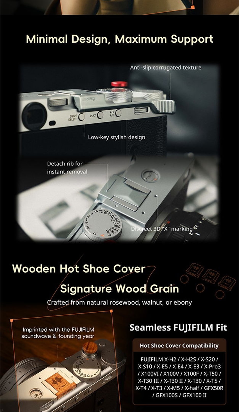 SmallRig Accessory Kit for Fujifilm X-E5 infographic 08