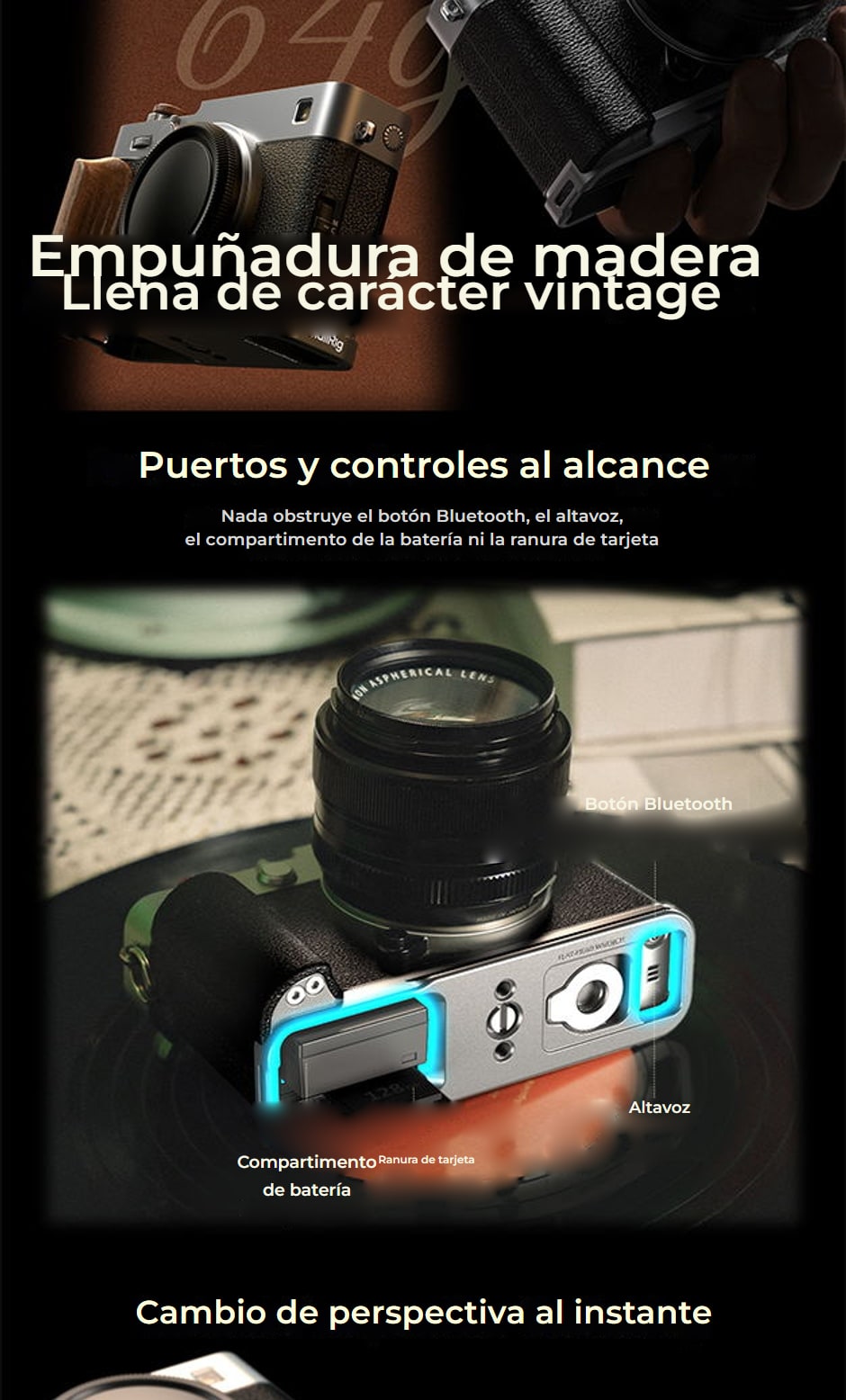 SmallRig kit de accesorios para Fujifilm X-E5 – infografía 06