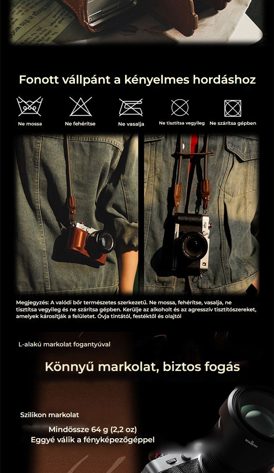 SmallRig kiegészítő készlet Fujifilm X-E5 – infografika 05