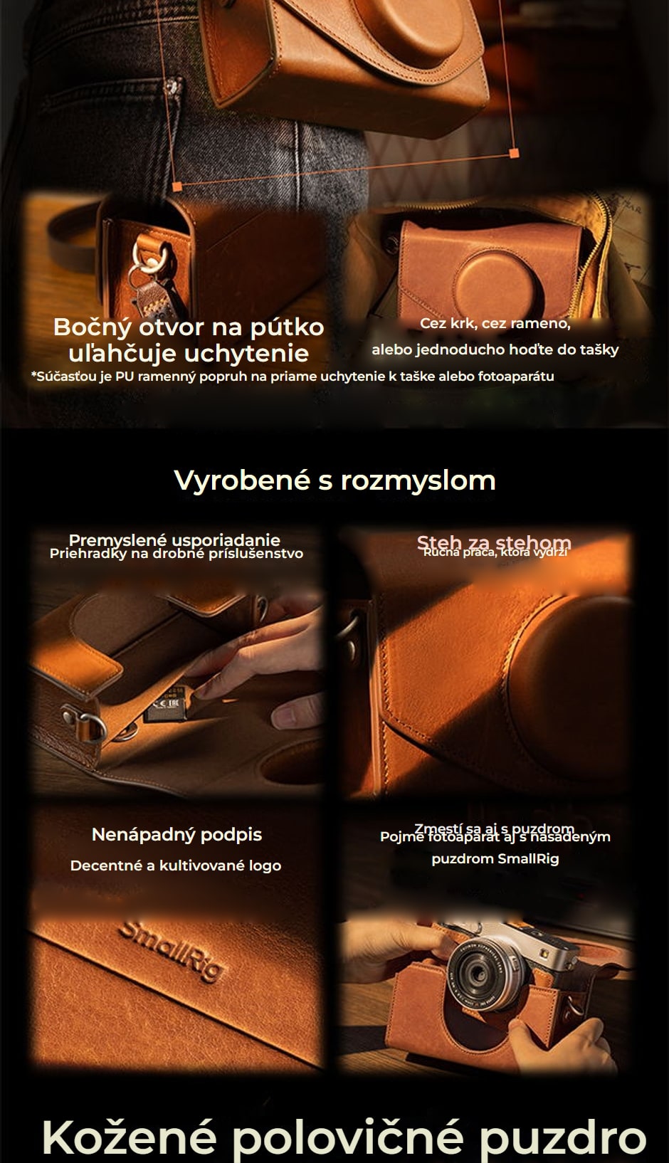 SmallRig sada príslušenstva pre Fujifilm X-E5 – infografika 03