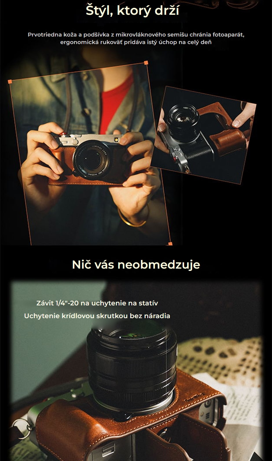 SmallRig sada príslušenstva pre Fujifilm X-E5 – infografika 04