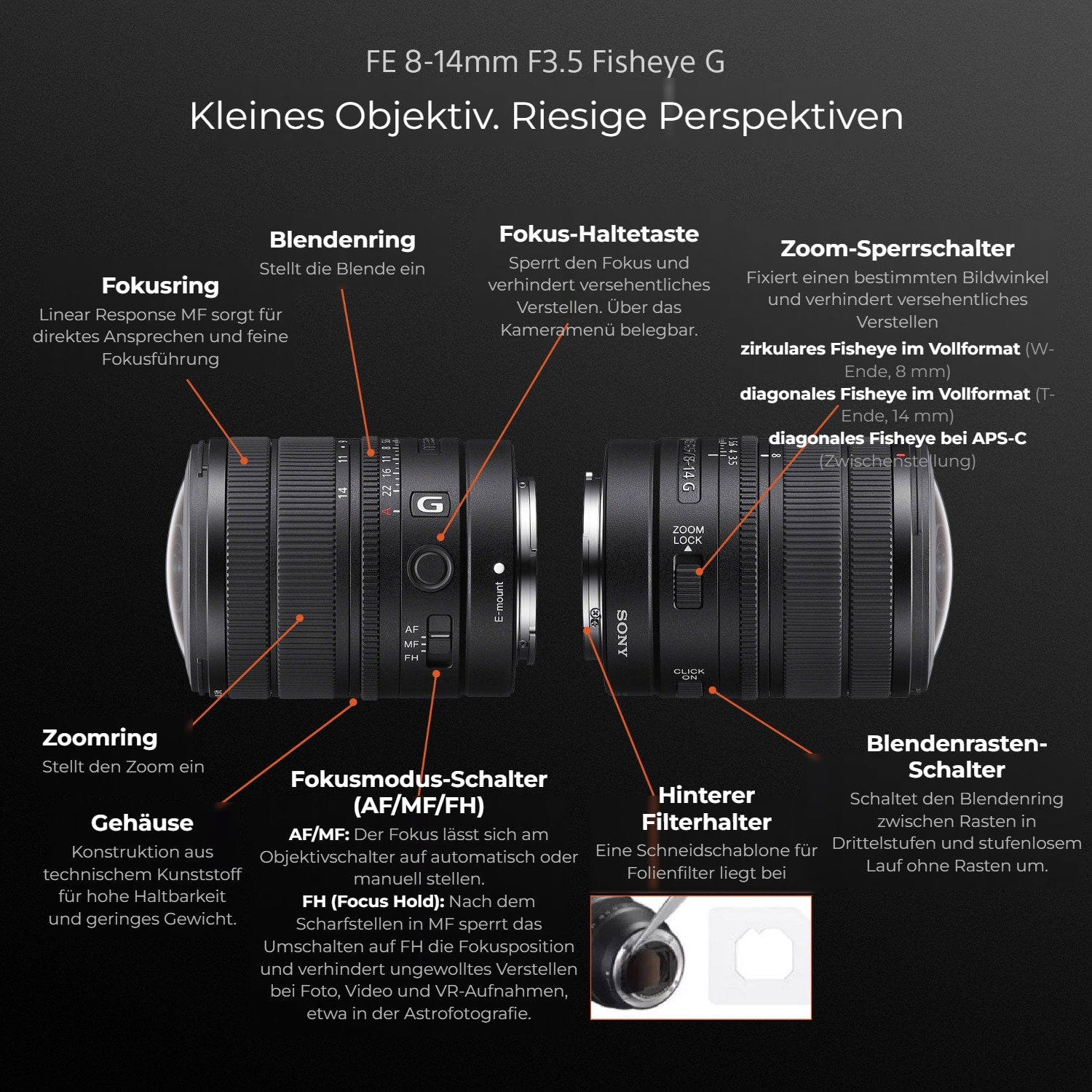 Sony FE 8–14 mm f/3,5 Fisheye G (E-mount)