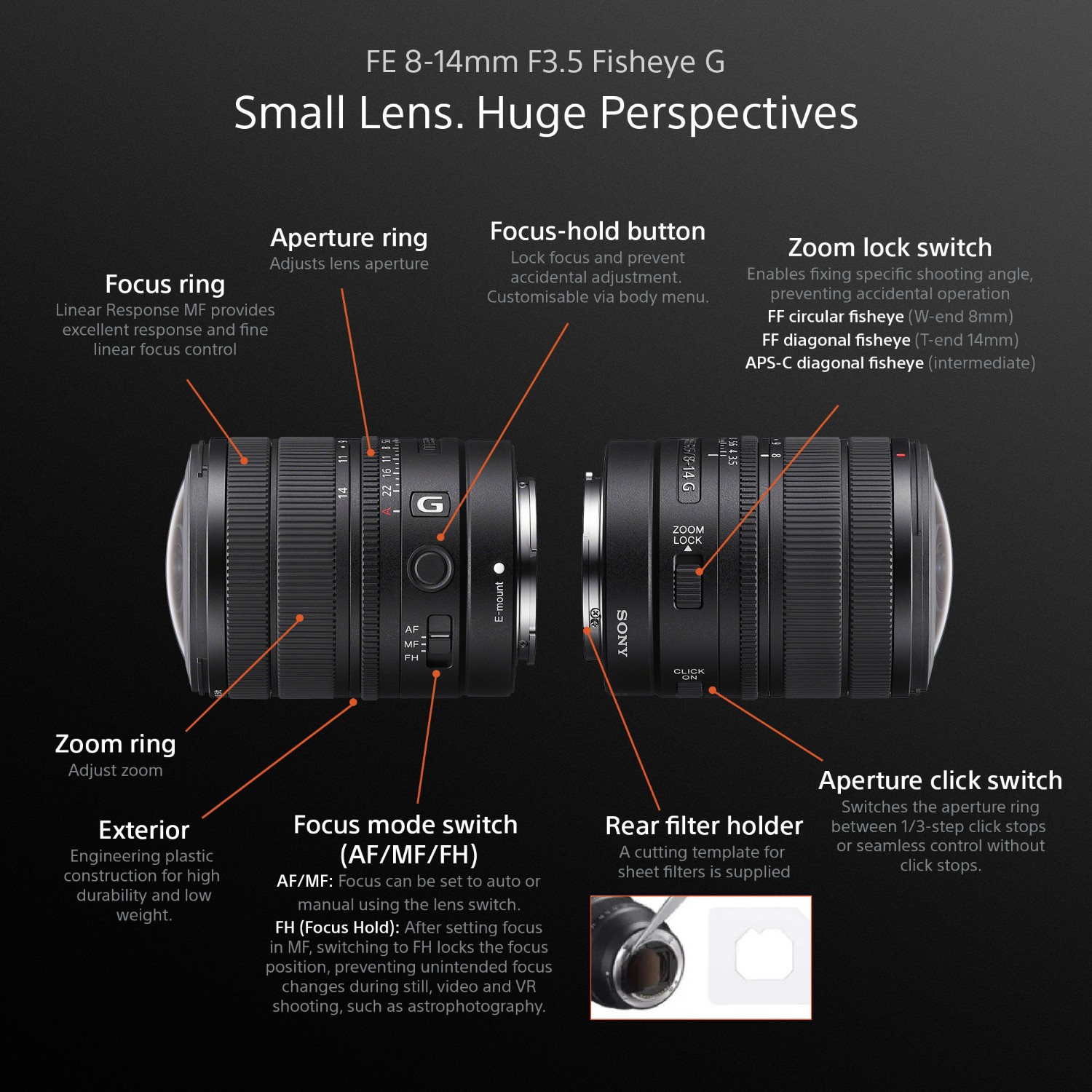 Sony FE 8–14 mm f/3,5 Fisheye G (E-mount)