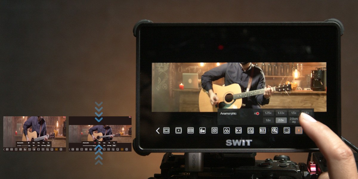 SWIT K7 monitor na kameru