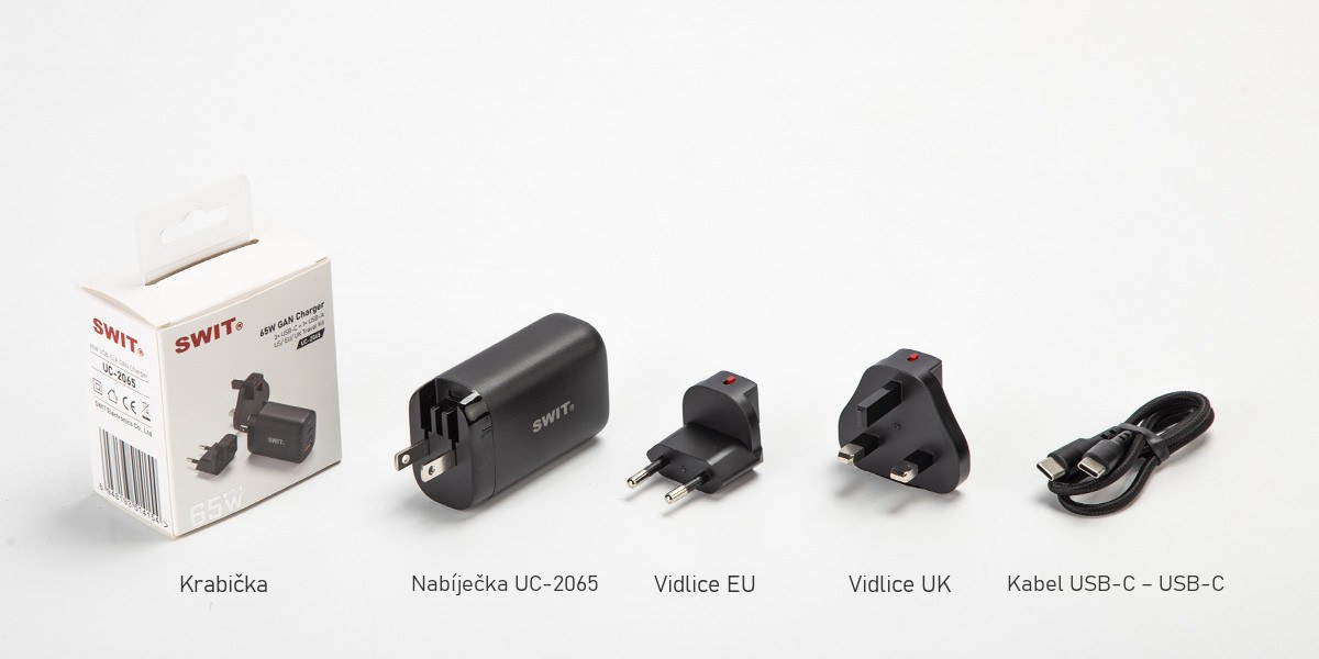 SWIT UC-2065 nabíječka USB-C 65 W