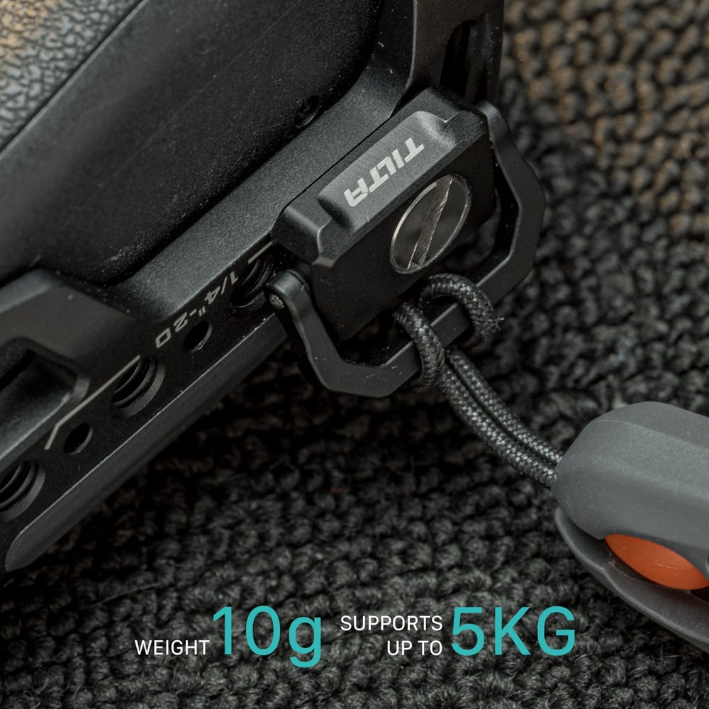 Weighs 10 g, supports up to 5 kg