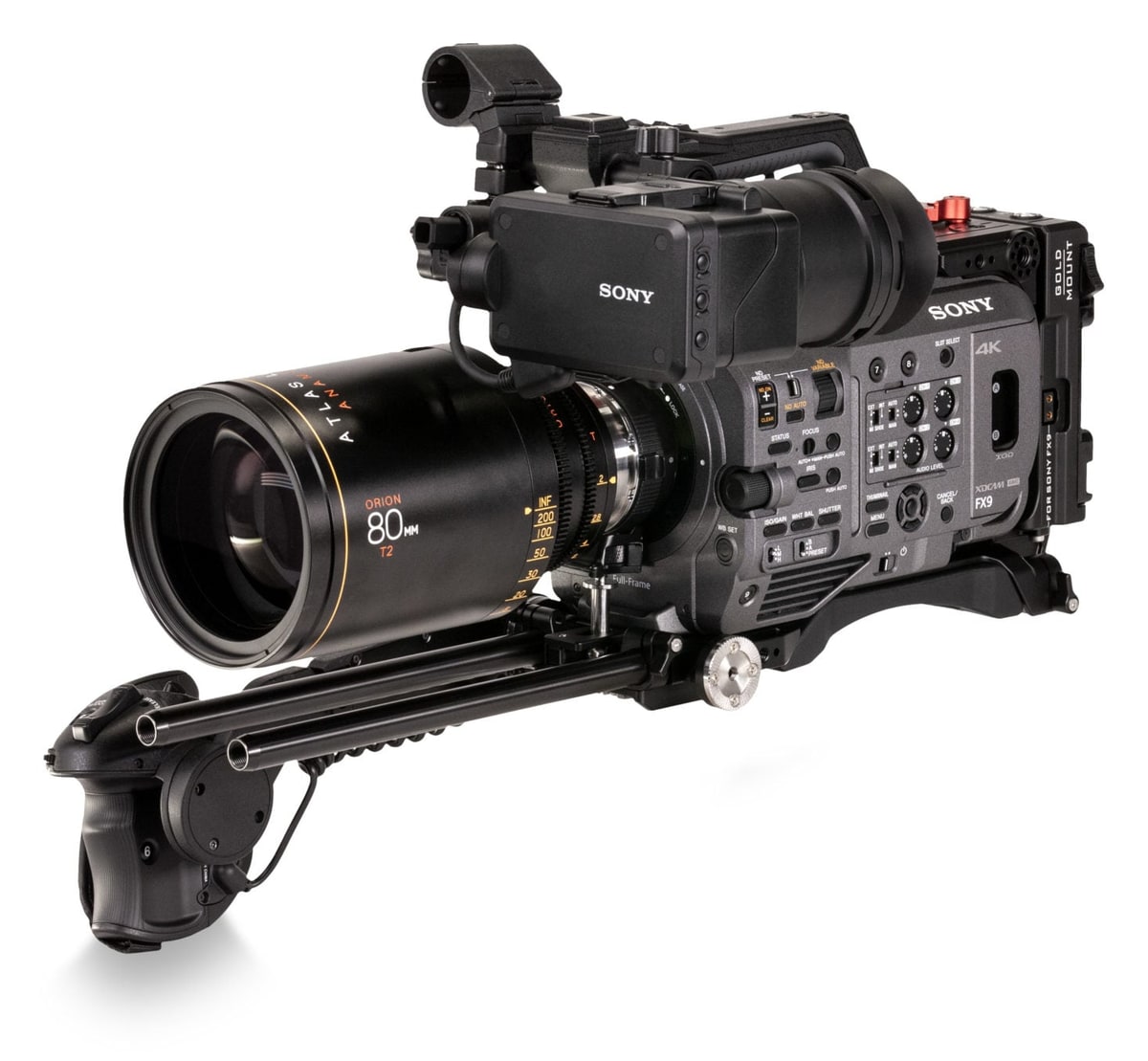 Klec Tilta ES-T18 pro Sony PXW-FX9 v provedení Advanced s bateriovou deskou Gold Mount