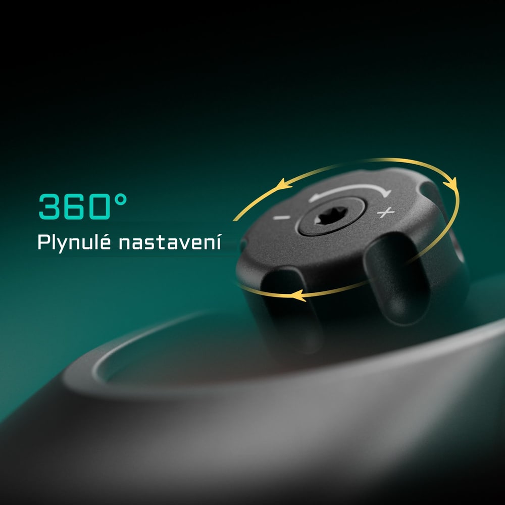 Plynulé nastavení o 360°