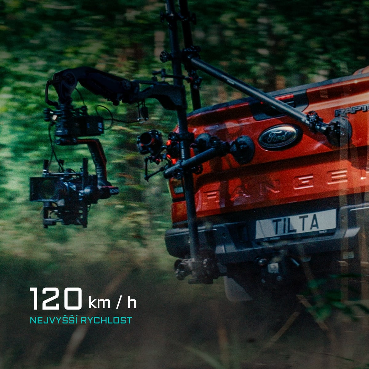 Klidný obraz i při 120 km/h