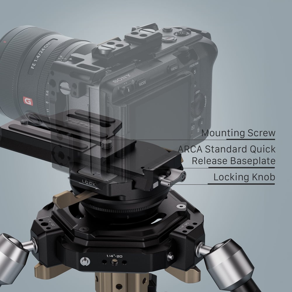 Verlängerte Manfrotto-Schnellwechselplatte