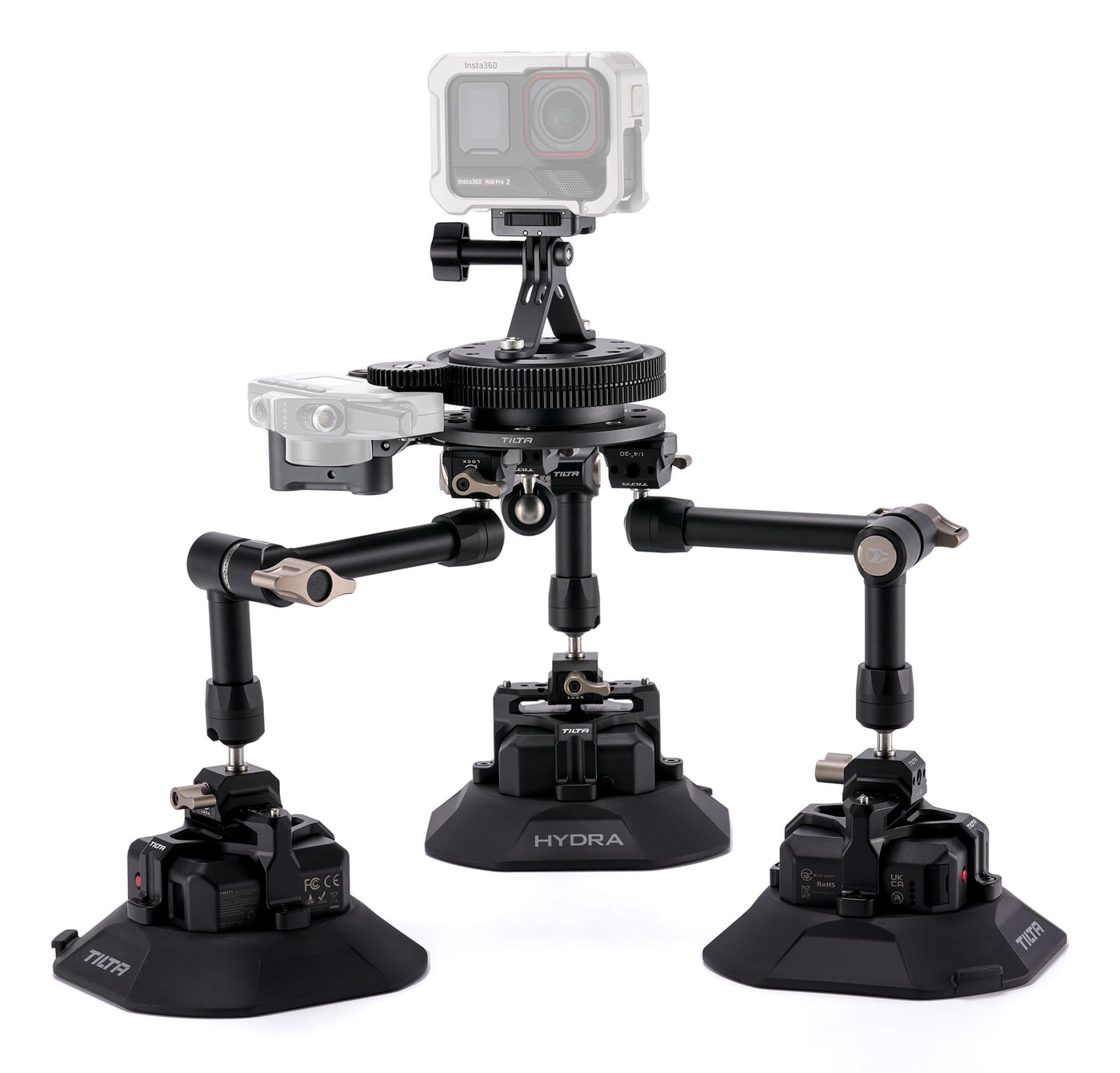 Pro Kit: three suction cups and three arms