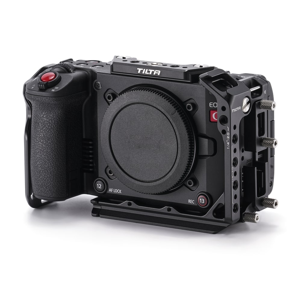 Řada Tilta pro Canon C50: klec, Base Kit, Power Kit a Pro Kit