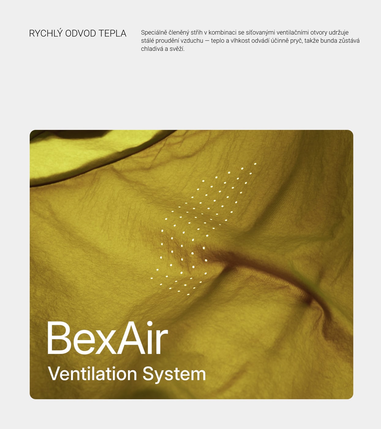 Ventilační systém BexAir